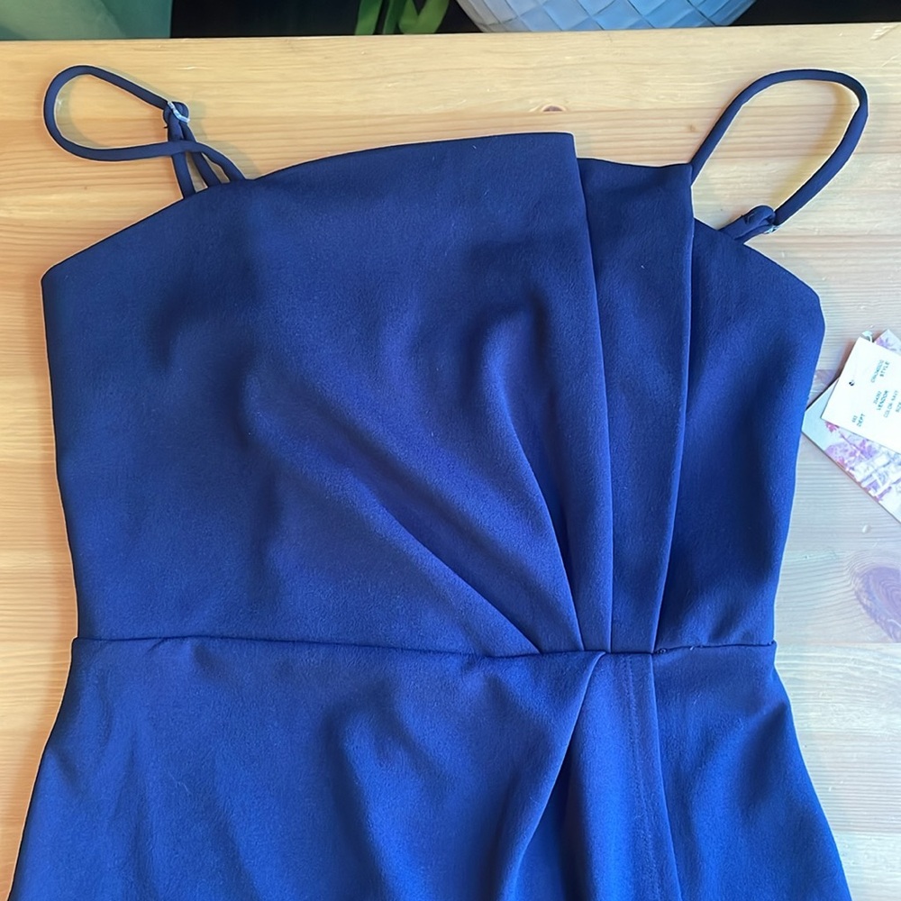 NWT Navy Blue Event Minidress Size M by Emerald Sundae - Picture 2 of 4